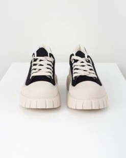 The Fashion Project Sneakers Flatforms Suede - Μαύρο -The Fashion Project κατάστημα suede athlitika me psili sola 94230 ypv3