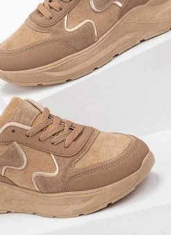 The Fashion Project Sneakers Suede με σχέδιο στη σόλα - Πούρο 6 The Fashion Project Sneakers Suede με σχέδιο στη σόλα - Πούρο -The Fashion Project κατάστημα suede sneakers me sxedio sti sola 95066 f3lk