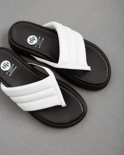 Flatforms καπιτονέ Tfp - Λευκό -The Fashion Project κατάστημα tfp slides me kapitone sxedio 93571 5lxv